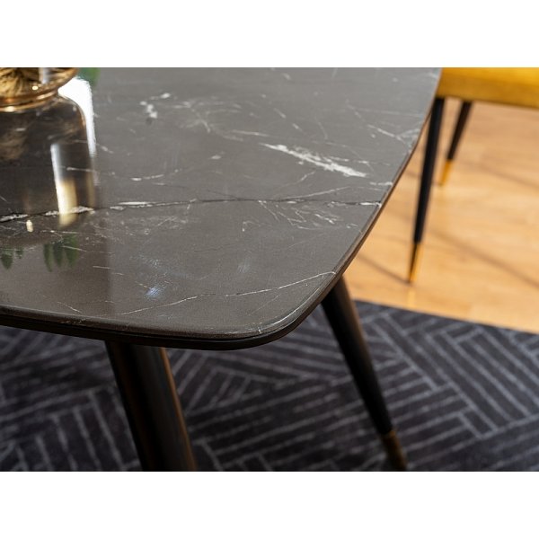 Cyril Esstisch 140 cm - Schwarz