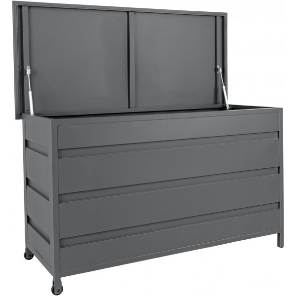 Cassis Kissenbox 160 x 82 cm 650 Liter - Graues Aluminium Cassis Kissenbox 160 x 82 cm 650 Liter - Graues Aluminium