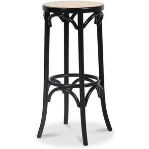 Biegeholz Barhocker No 73 Klassiker - schwarz / Rattan Biegeholz Barhocker No 73 Klassiker - schwarz / Rattan