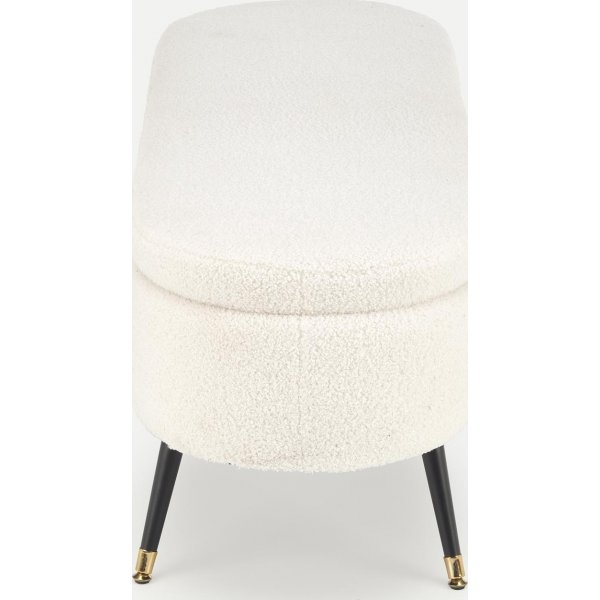 Bank mit Stauraum, cremeweiß, 120 cm breit Bank mit Stauraum, cremeweiß, 120 cm breit