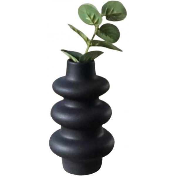 Striga-Vase - Schwarz