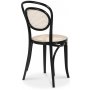 Bugholzstuhl No 10 Classic - Schwarz / Rattan