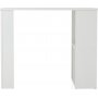 Tuvalle Schreibtisch Wei - 90 x 50 cm
