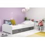 Helsingr Juniorbett 90x200 cm (wei oder grau)