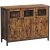 Eldin Sideboard 100 cm - Braun/Schwarz