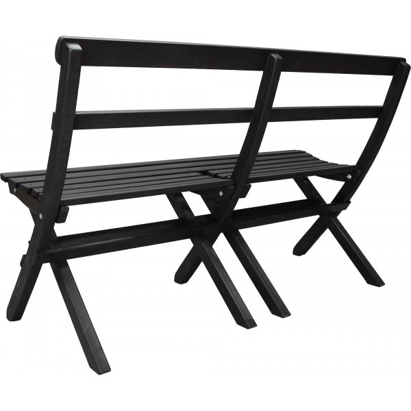 Knohult Gartensofa - Schwarz