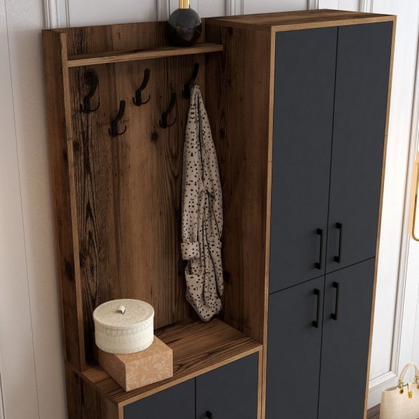 Berliner Saalmöbel ba - Nussbaum/anthrazit Berliner Saalmöbel ba - Nussbaum/anthrazit