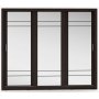 Mervyn Kleiderschrank mit Spiegel - Wenge