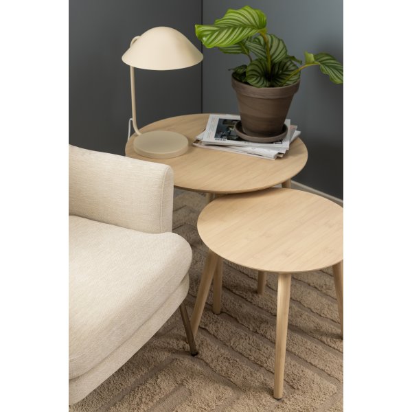 Roslin Couchtisch 45/60 cm - Bambus