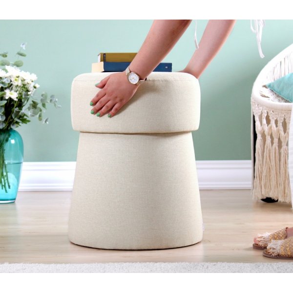 Bohnenhocker - Creme Bohnenhocker - Creme