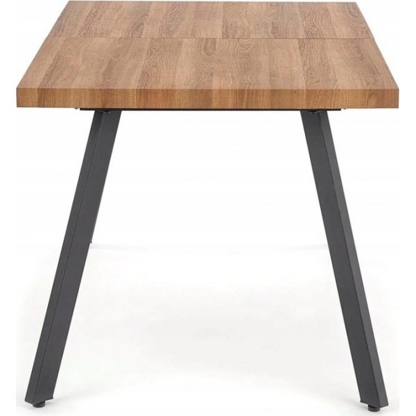 Gladwyn ausziehbarer Esstisch mit Schmetterling 160-220 x 90 cm - Walnuss/Schwarz