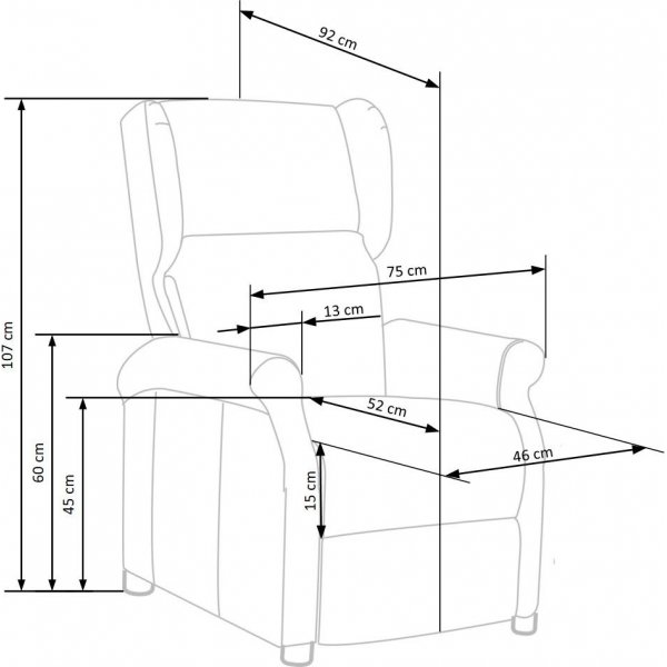 Relaxsessel Cheyenne V2 - Beige Relaxsessel Cheyenne V2 - Beige