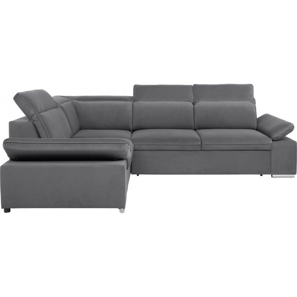 Darby Ecksofa links - Grau