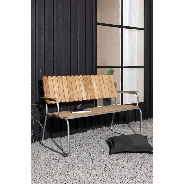 Holmsund Bank - Natur/Silber