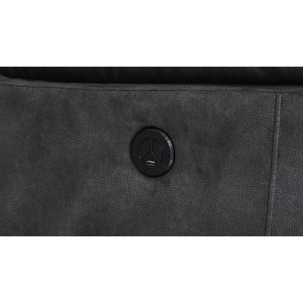 Coventry elektrischer Relaxsessel, graue Mikrofaser Coventry elektrischer Relaxsessel, graue Mikrofaser