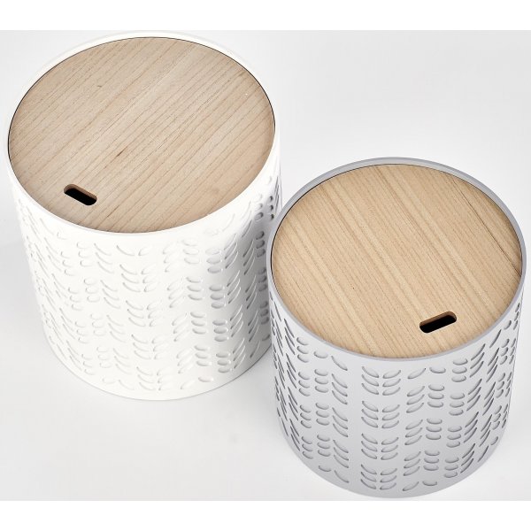 Trudie Satztische - wei/grau