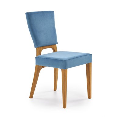 Clemens Esszimmerstuhl - Blau/Eiche
