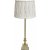 Linn Pliss Stitch Tischlampe - Offwhite/Gold - 51 cm