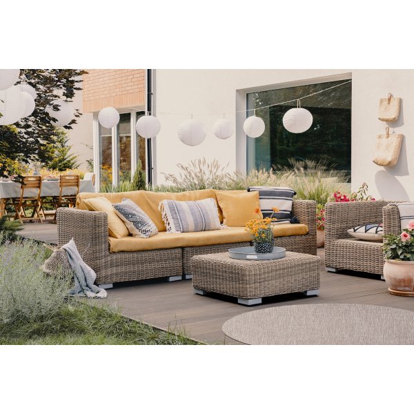 Flachgewebter Teppich Capri aus Leinen Flachgewebter Teppich Capri aus Leinen