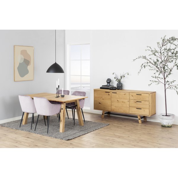 Brooke Sessel - Puderrosa/Schwarz