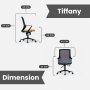 Tiffany-Brostuhl - Anthrazit
