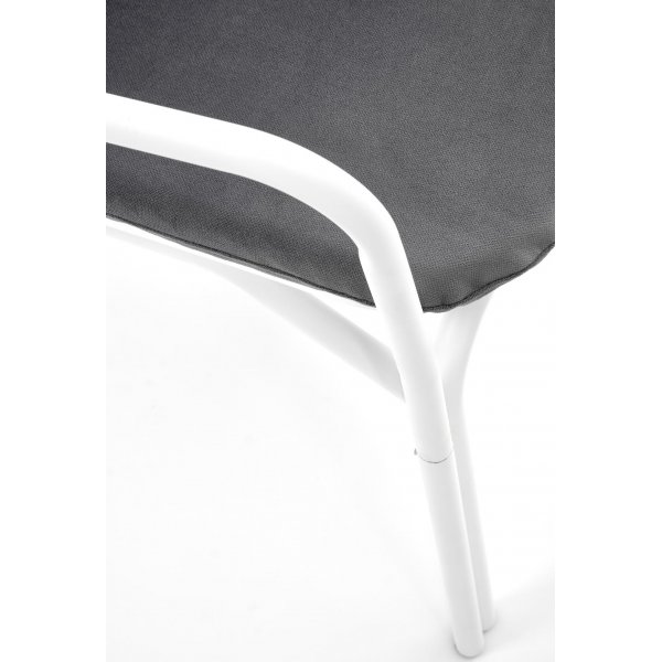 Melby-Sessel - Weiß/Grau Melby-Sessel - Weiß/Grau