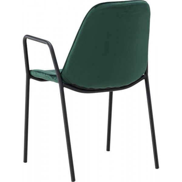 Kl�desholmen Esszimmerstuhl - Schwarz/Dunkelgr�n