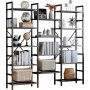 Loft-Bcherregal - Braun