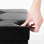 Hanibal Hocker mit Stauraum - Schwarz