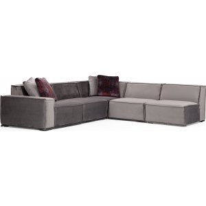 Lego Ecksofa 276 cm rechts - Grau