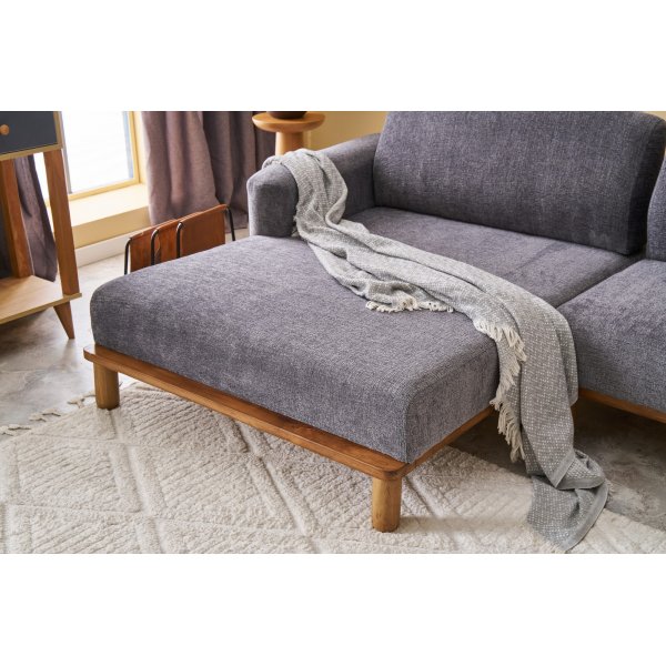 Reims Diwansofa links - Grau