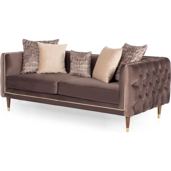Olympus 2-Sitzer-Sofa - Braun Olympus 2-Sitzer-Sofa - Braun