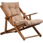 Liegestuhl Repose - Dunkelbeige
