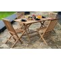 Salt klappbarer Tisch aus Teak - 140x80 cm