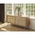 Yuma-Sideboard aus gelter Eiche mit Rattandetails und Schiebetren