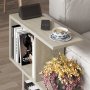 Mania Beistelltisch 60 x 20 cm - Travertin