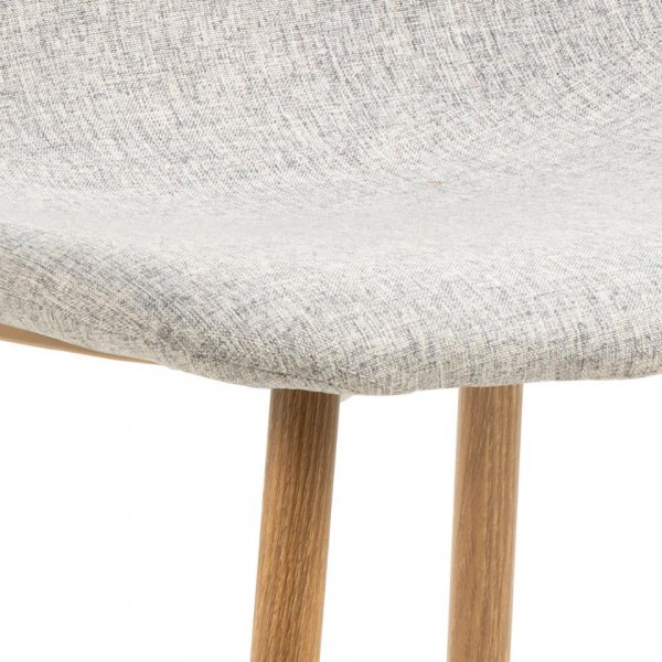 Celia Esszimmerstuhl - Grau/Eiche