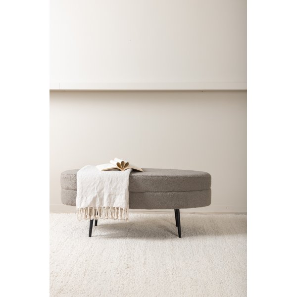 Rino Hocker - Grauer Beige-Teddy Rino Hocker - Grauer Beige-Teddy