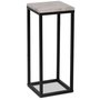 Accent Nachttisch/Sockel 65 - Schwarz / Beige