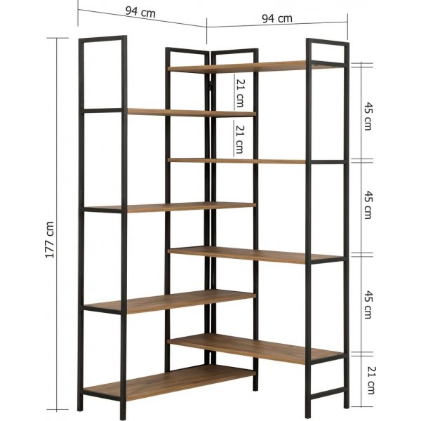 Kentucky B�cherregal - Kiefer/schwarz