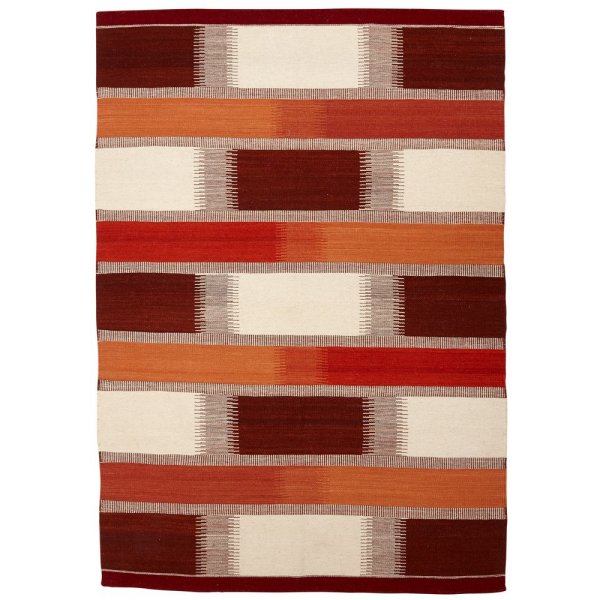 Kelimmatte Poncho - Rot