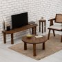 Ida Couchtisch 60 cm - Walnuss