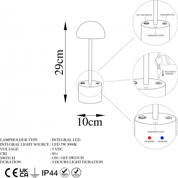 Seppo Tischlampe - Wei�