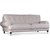 Andrew Deco 3-Sitzer Sofa - Beiger Samt