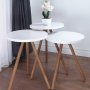 Dreifachtisch 34 cm - Wei