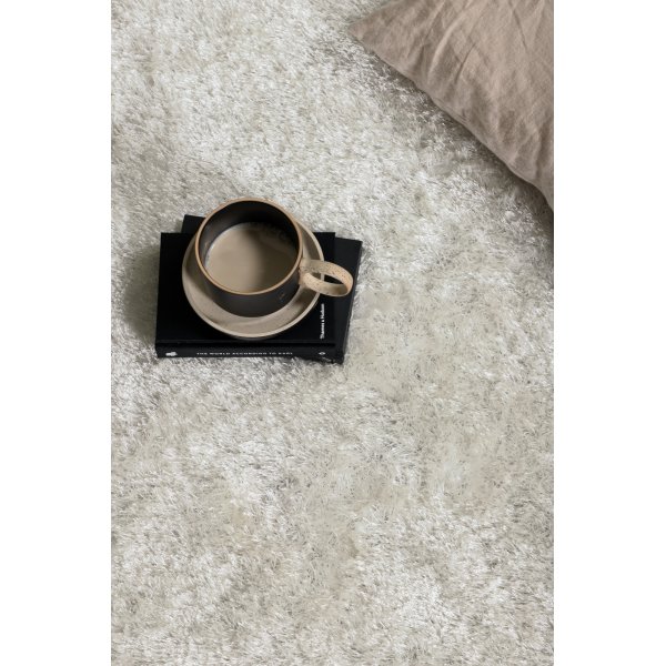 Glanzteppich - Weiß Glanzteppich - Weiß