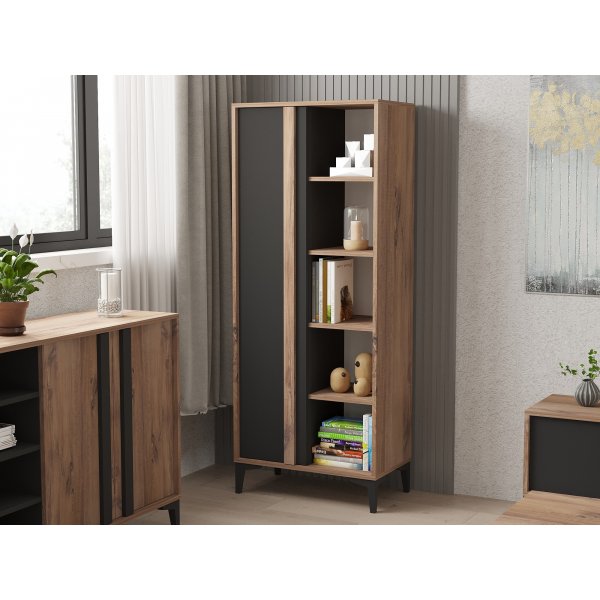 Ira Bcherregal - Kiefer/Anthrazit