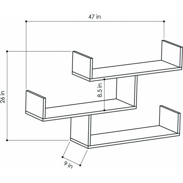 Wandregal Tibet - Anthrazit