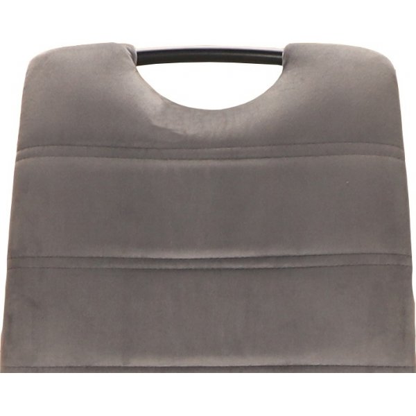 Rip Esszimmerstuhl - Grauer Samt