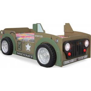 Jeep Army - Autobett - 90 x 190 cm